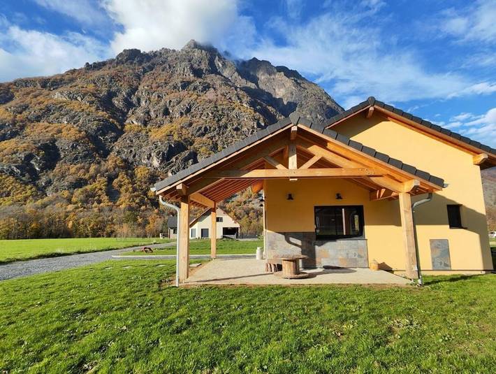 Maison de vacances pour 6 personnes, avec Terrasse ainsi que Jardin et Vue