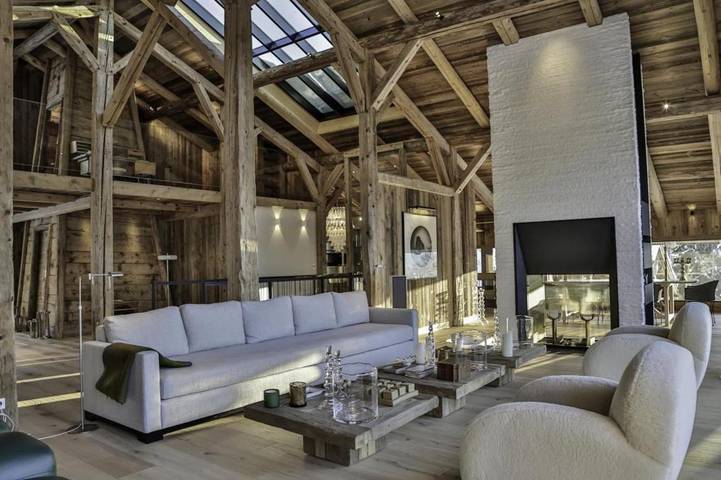 Chalet für 14 Personen, mit Whirlpool und Terrasse sowie Sauna und Ausblick in Davos
