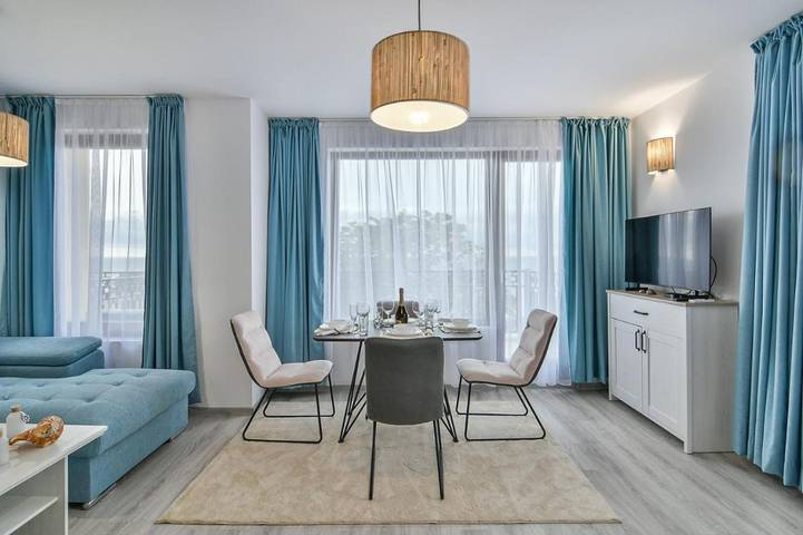 Ferienwohnung für 6 Personen, mit Balkon und Terrasse sowie Ausblick am Goldstrand - 2