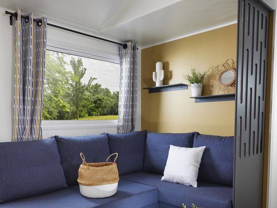 Camping Le Clos de Balleroy - Mobilhome 6 personnes - Nest 35 - 3 chambres - 35 m² + terrasse semi couverte in Balleroy, Région de Bayeux