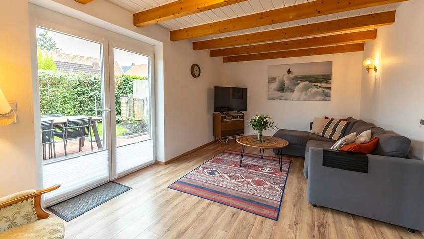 Ferienhaus für 4 Personen, mit Terrasse und Garten