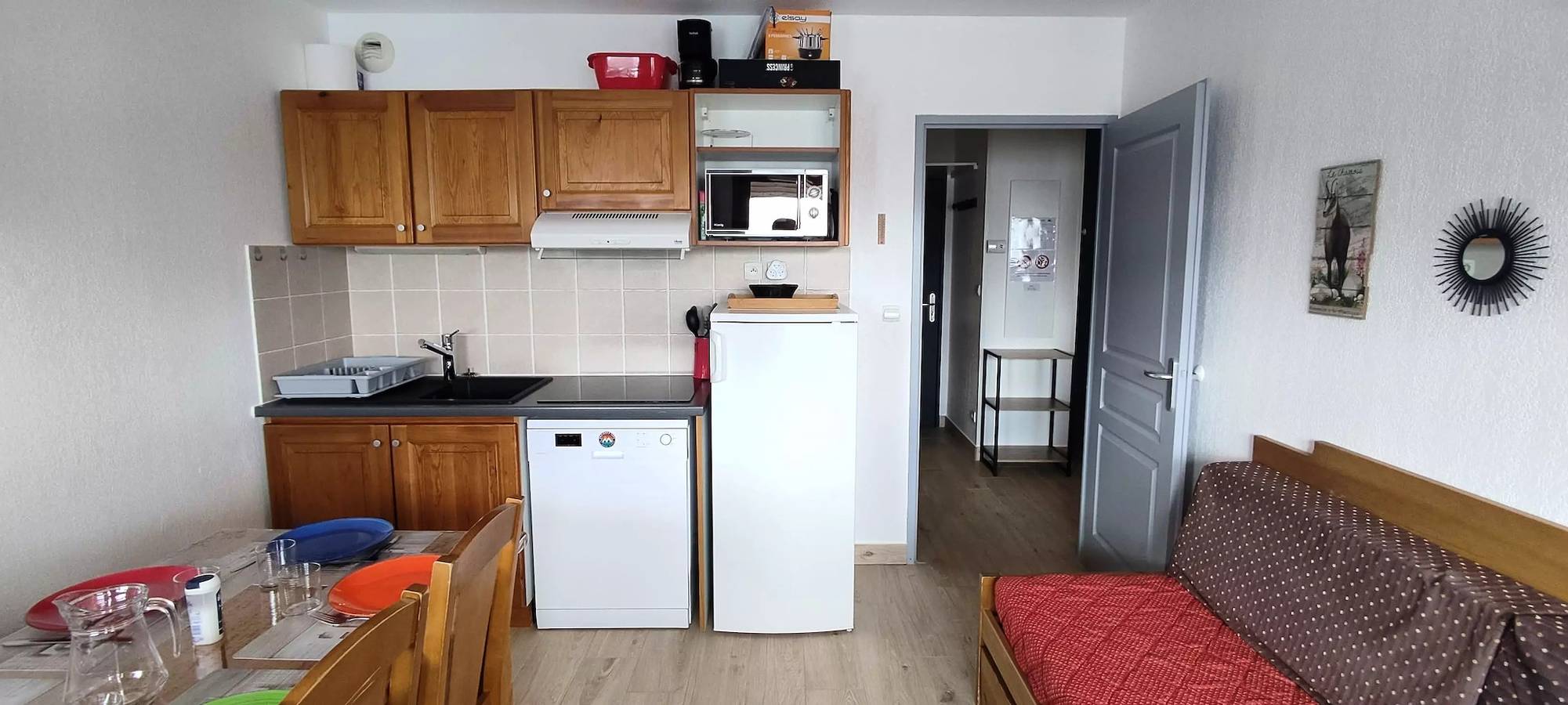 Ganze Wohnung, 2-Zimmer-Wohnung Mountain Corner für 5/7 Personen in Orcières, Nationalpark Écrins