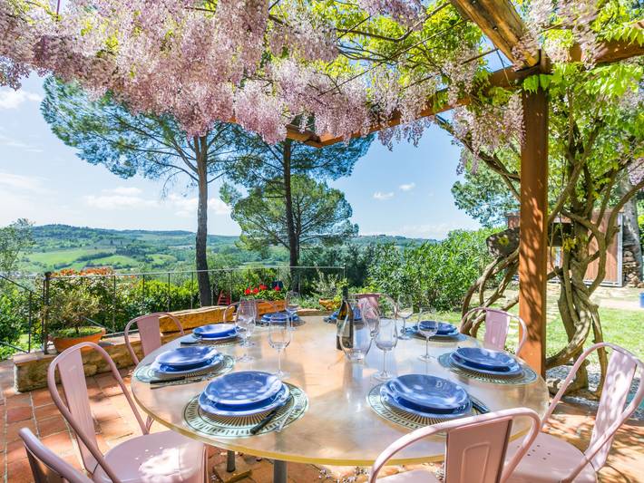 Location de vacances pour 8 personnes, avec jardin et vue à San Casciano in Val di Pesa - 2