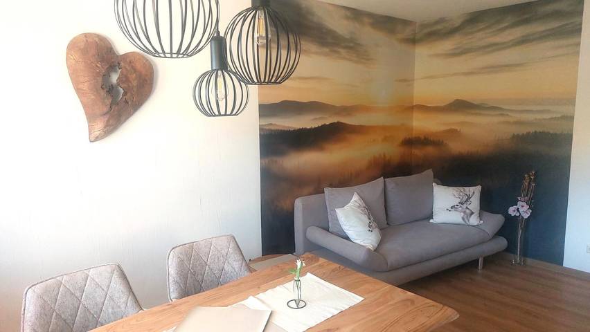 Entire apartment, 'Schöne Zeiten' Black Forest-Style Apartment with Private Garden Terrace in Baiersbronn, Central Black Forest