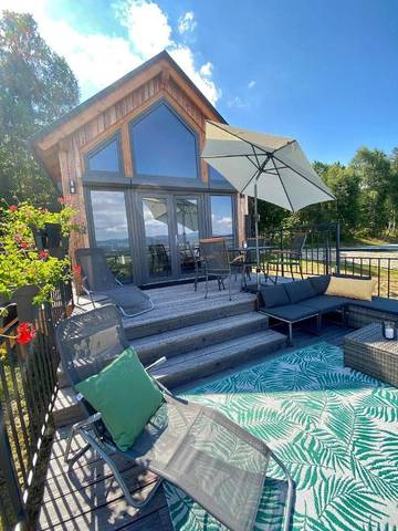 Ferienhaus für 4 Personen, mit Ausblick und Garten in Niederschlesien