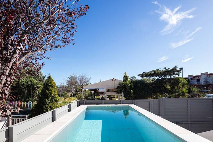 Ferienhaus für 9 Personen, mit Garten und Balkon