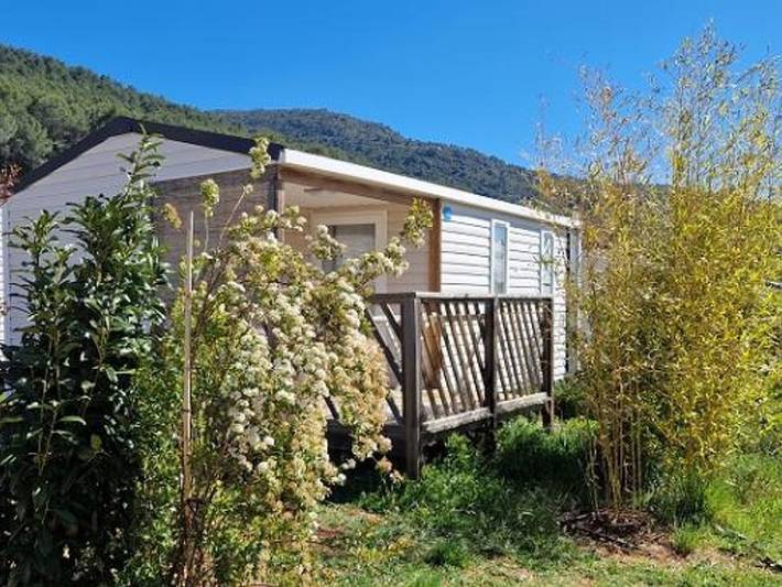 Mobil home pour 4 personnes, avec bassin pour enfant, animaux acceptés à Signes - 2