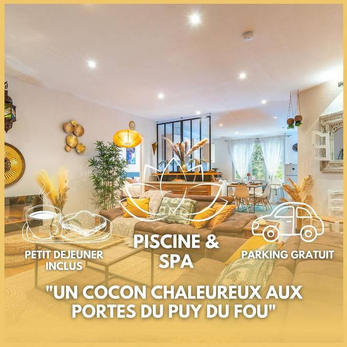 Appartement de vacances pour 6 personnes, avec jardin ainsi que jacuzzi et piscine, adapté aux familles - 1
