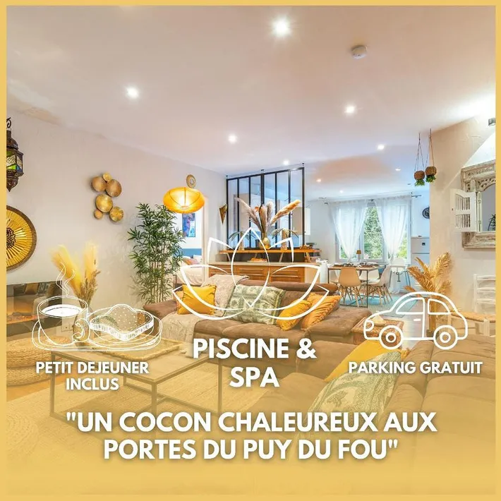 Appartement de vacances pour 6 personnes, avec piscine ainsi que jardin et jacuzzi, adapté aux familles - 1