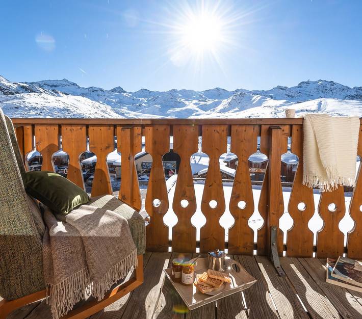 Hel lejlighed, Ferielejlighed for 8 personer med balkon in Val Thorens, Les Belleville