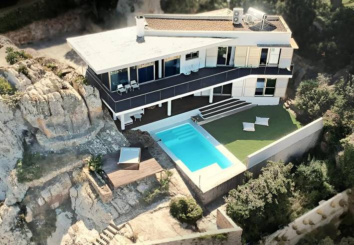 Villa für 10 Personen, mit Ausblick und Garten sowie Pool, mit Haustier - 1