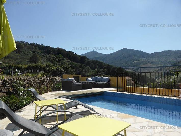 Villa pour 8 personnes, avec Piscine à Collioure