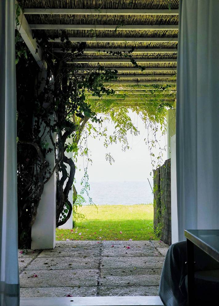 Bungalow für 4 Personen, mit Garten und Ausblick sowie Meerblick an der Costa de la Luz
