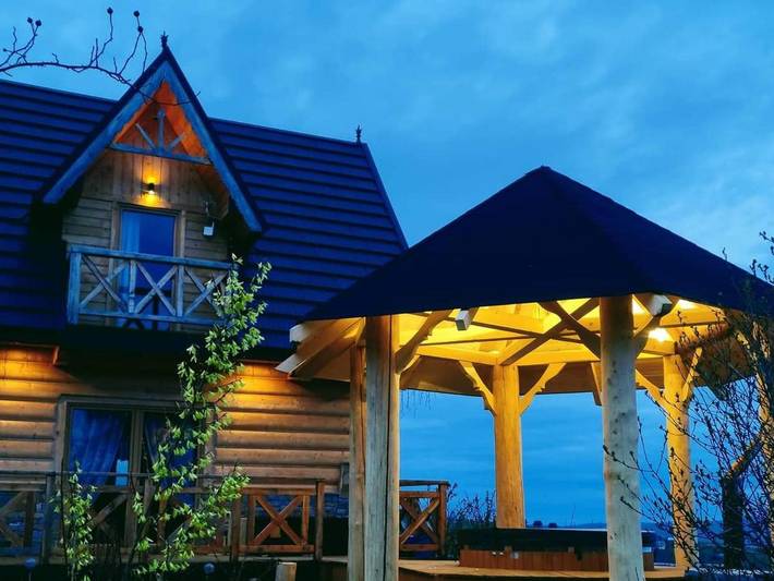Domek letniskowy dla 9 osób, z Balkon i Jacuzzi oraz Taras i Ogród w Tatry