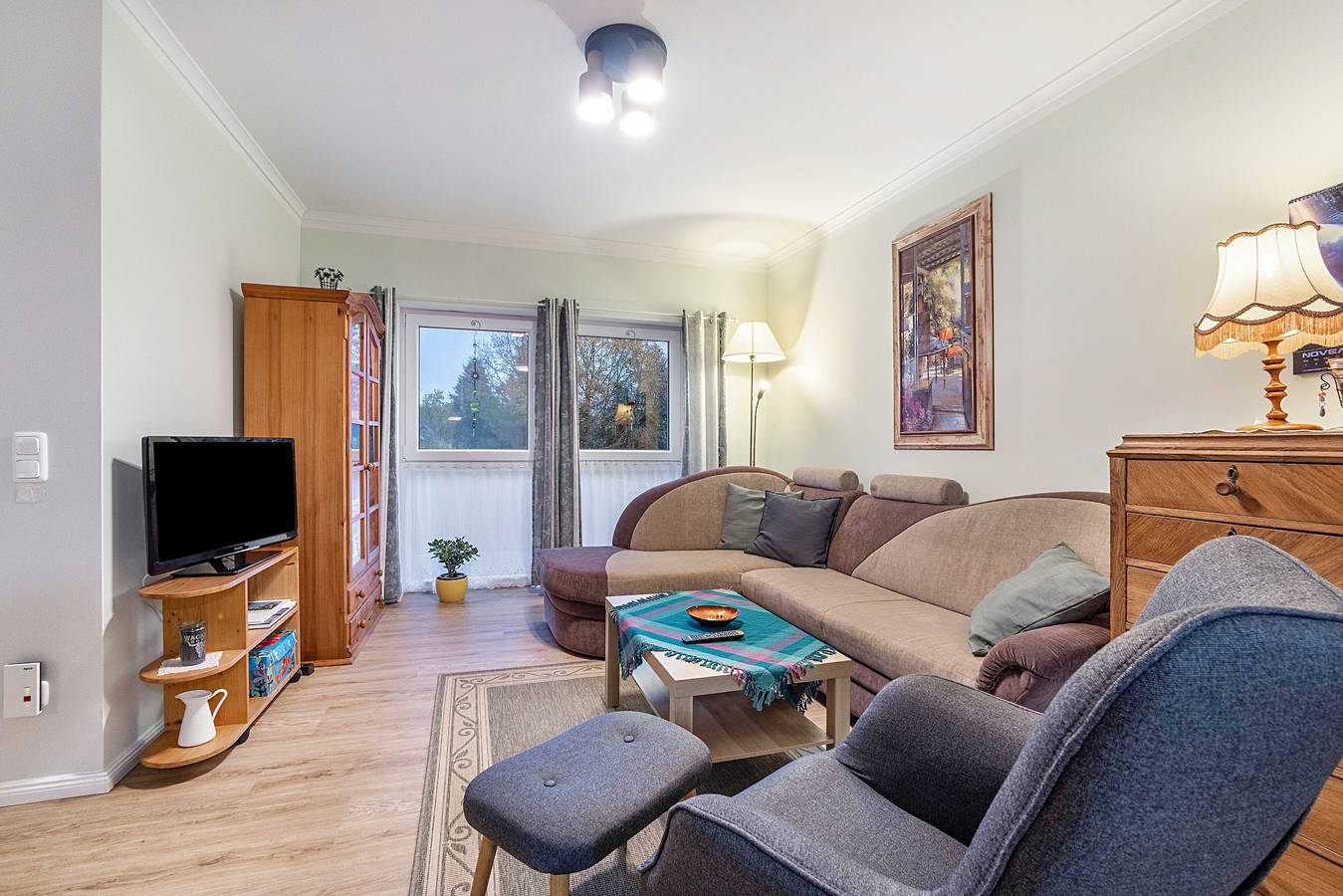 Ganze Wohnung, Apartment 'Im Obergeschoss' mit Balkon und Wlan in Bokelrehm, Kreis Steinburg