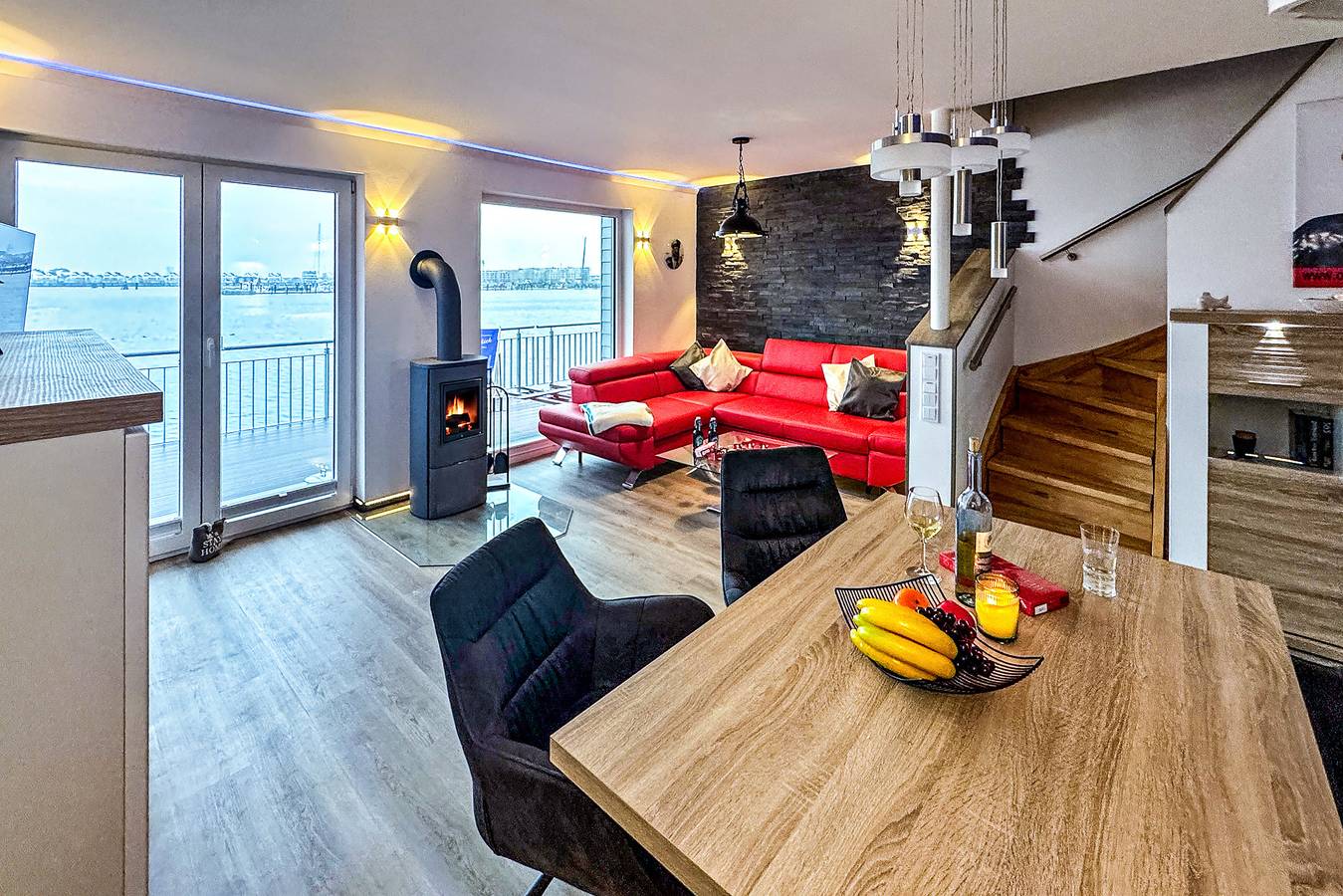 Villa 'Kapitän James Cook2' with Sea View, Private Terrace and Wi-Fi in Olpenitz, Kappeln
