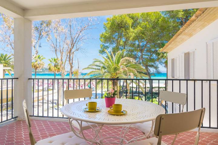Ganze Ferienwohnung, Garballons 5 1D  - Apartment mit Meerblick in Port d'Alcudia. WiFi gratis in Playa de Alcúdia, Alcúdia