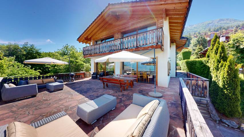 Ferienhaus für 10 Personen, mit Garten, kinderfreundlich im Wallis