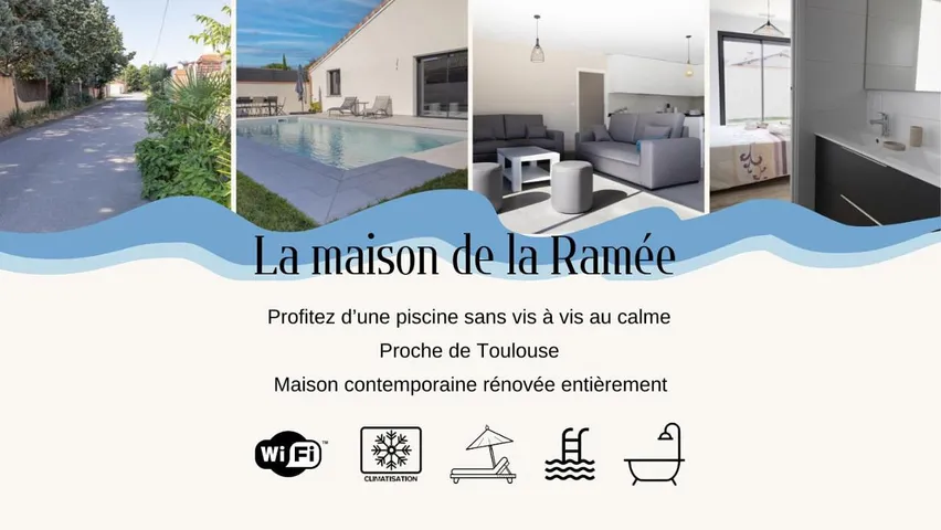 Villa pour 6 personnes, avec jardin et piscine - 1
