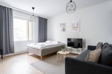 Gîte pour 6 personnes, avec vue et sauna ainsi que balcon et vue sur le lac dans Tampere