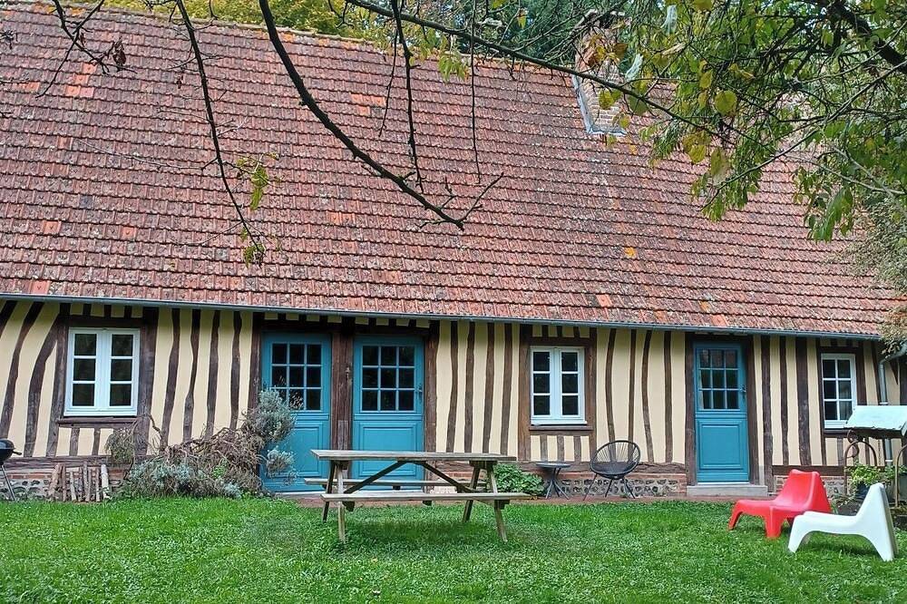 Authentique maison normande à colombages in Offranville, Région de Dieppe