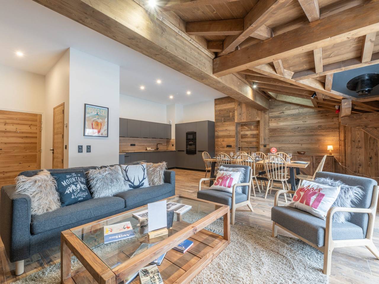 Appartement entier, Appartement luxe ski aux pieds, 8 pers, Wi-Fi in Huez, Parc national des Écrins