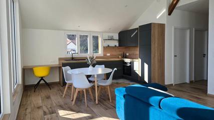 Gîte pour 4 personnes, avec balcon à Bartenheim