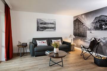 Hütte für 2 Personen, mit Balkon und Ausblick sowie Garten in Oberstdorf