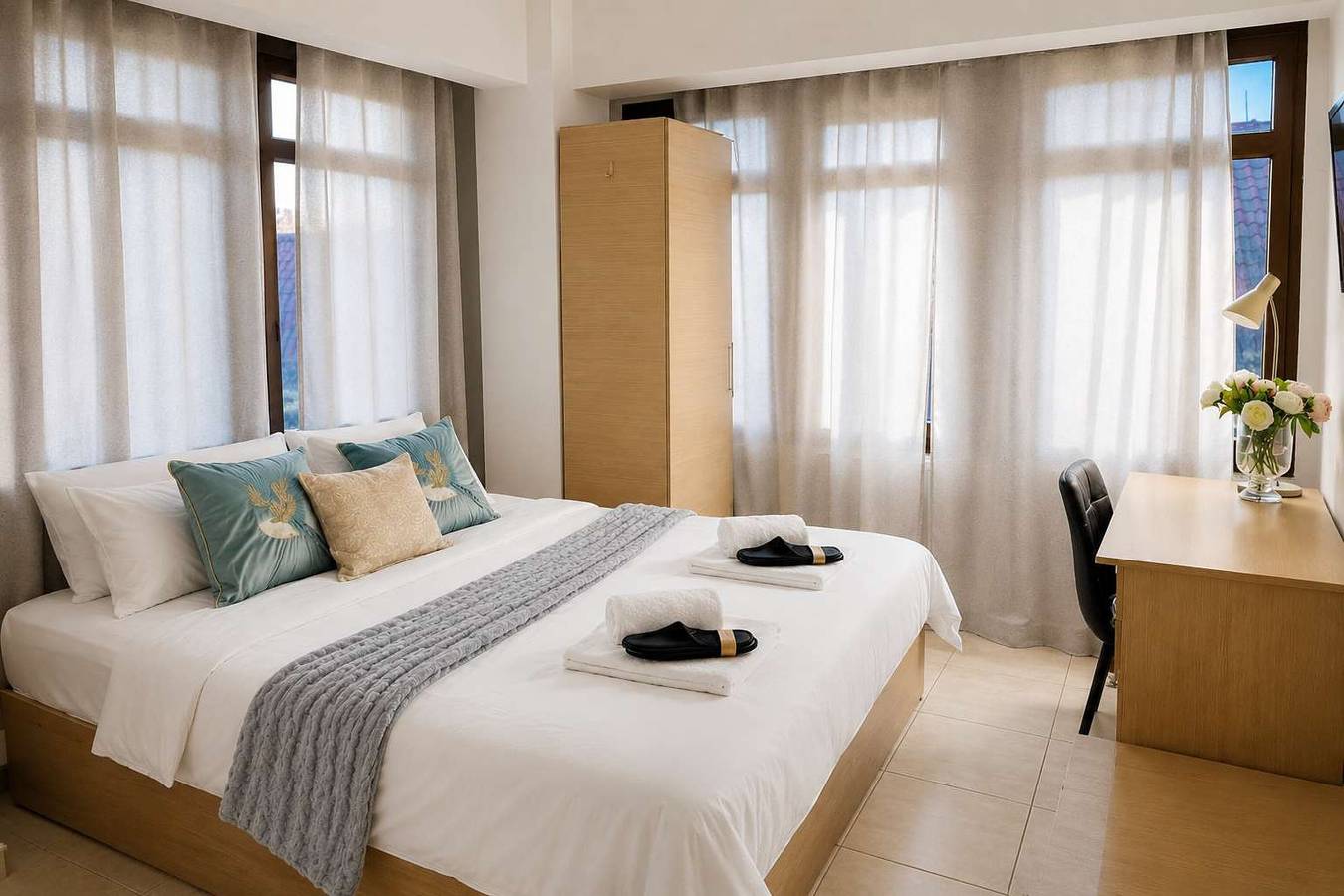 Estudio entero, Sunny Studio w/ Balcony - Near Thessaloniki Center in Evaggelistria, Agios Pavlos
