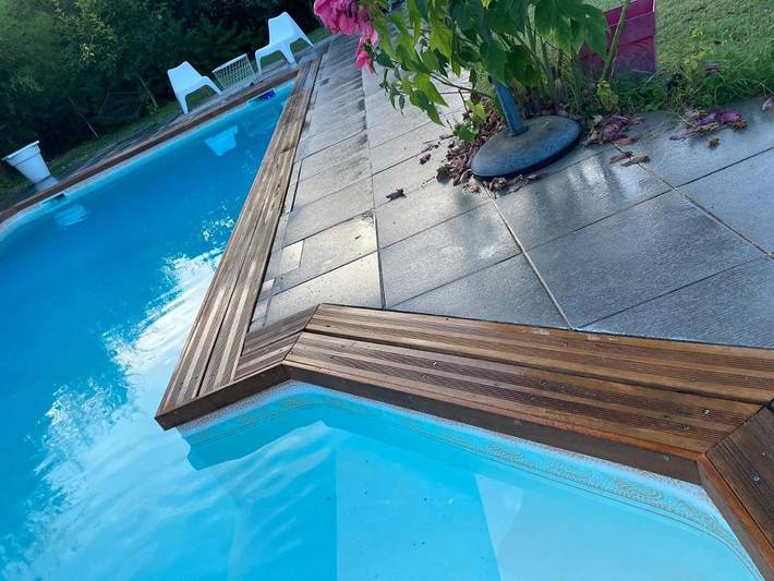 Gîte pour 4 personnes, avec Terrasse et Jardin ainsi que Piscine et Vue à Gragnague