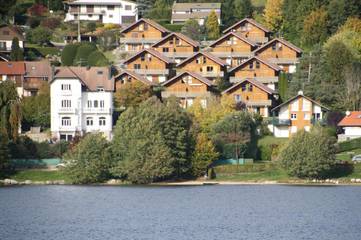 Gîte pour 4 personnes, avec vue sur le lac ainsi que terrasse et vue, animaux acceptés dans Lac de Gérardmer