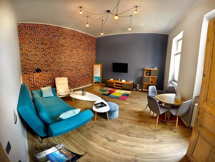 Apartament wakacyjny dla 4 osób, z Balkon i Taras oraz Ogród i Widok w Kluż-Napoka