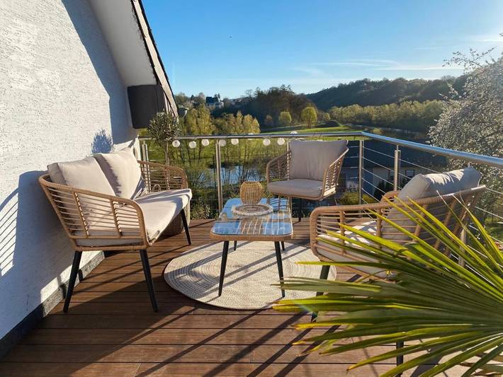 Ferienwohnung für 4 Personen, mit Ausblick und Balkon in Minden (Sauer)