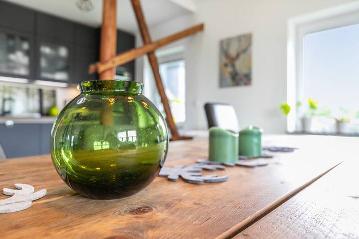 Appartement entier, Appartement « Hof Wuushöh » avec jardin commun, balcon et Wi-Fi in Stolk, Grünes Binnenland