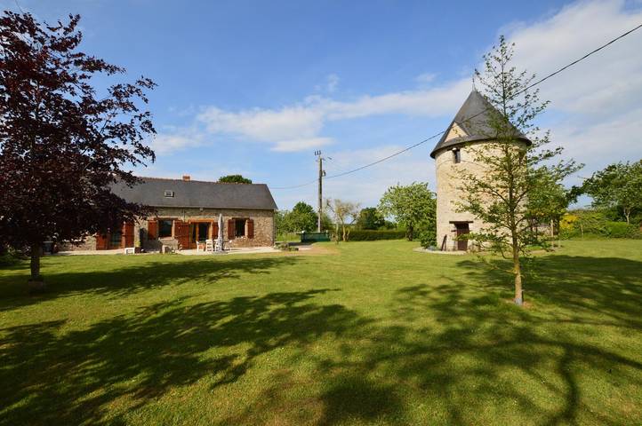 Gîte pour 4 personnes, avec Terrasse ainsi que Jardin et Vue