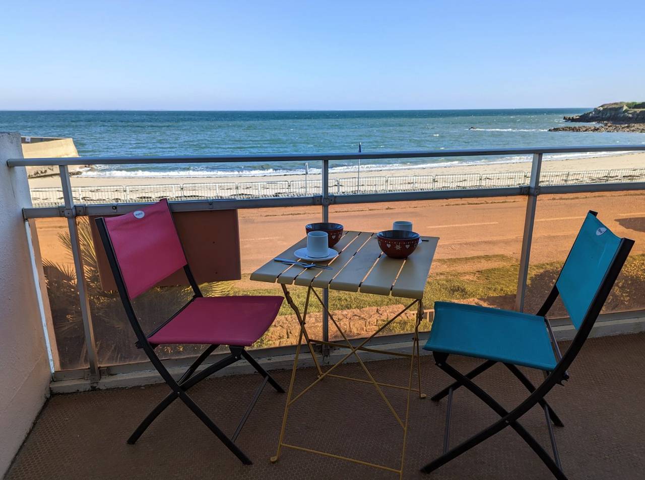 Appartement entier, Appartement 2 pièces 50 m² 1er étage face à la mer in Quiberon, Côte des Mégalithes