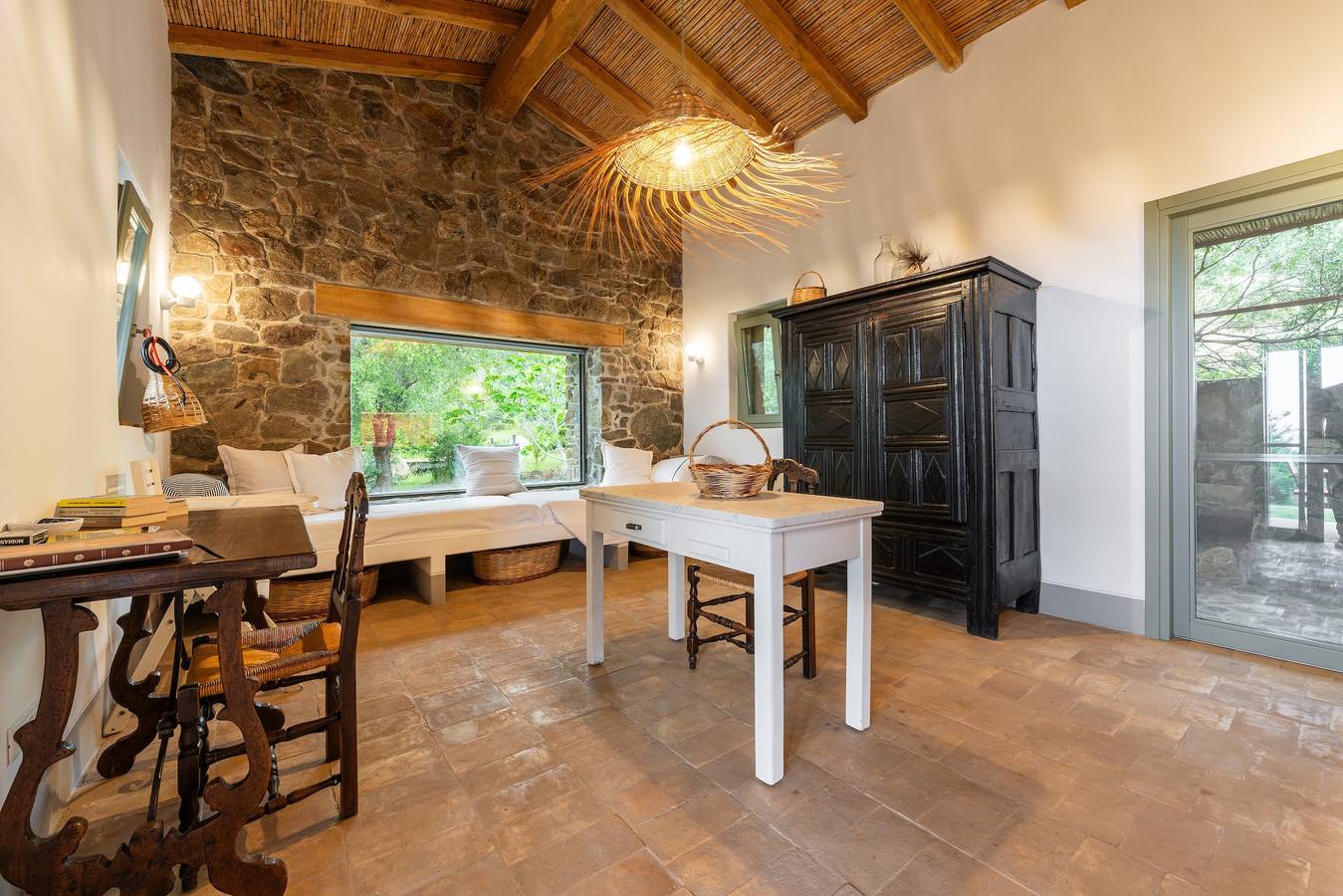 La Tanca Del Conte – Suite Sughera: Unabhängiges Stazzo im Olivenhain mit Meerblick in Muravera, Cagliari Provinz