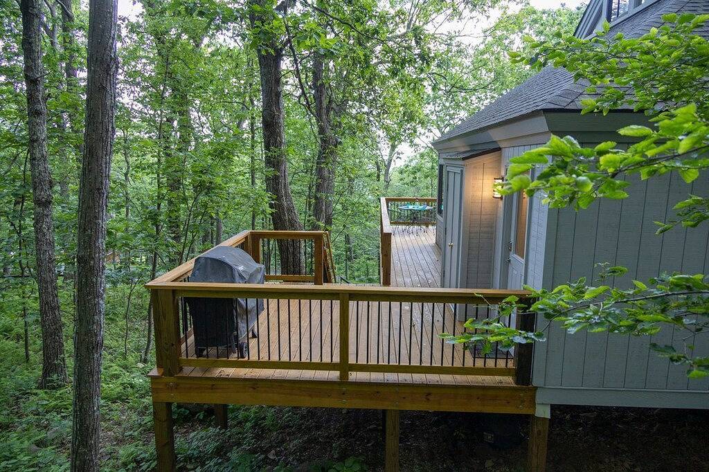 Custom Builder just completely remodeled this Mountain Chalet! ...with Hot Tub! in Wintergreen, Nelson County