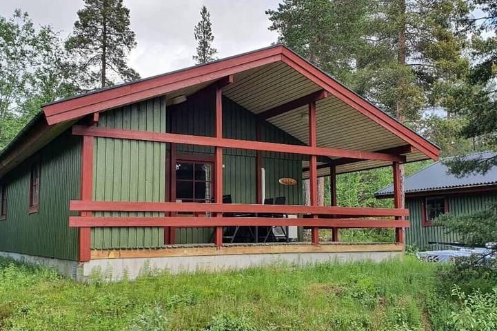 Blockhütte für 6 Personen, mit Balkon und Sauna - 1