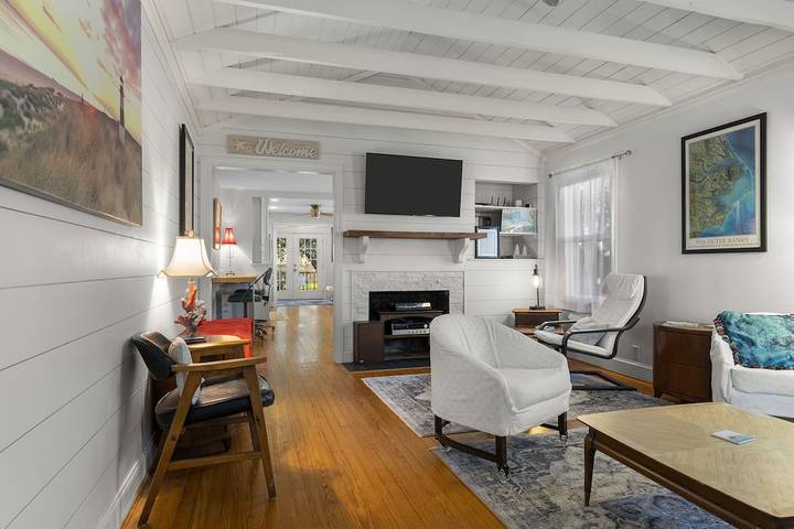 Vacation rental for 6 people, with terrace and yard in Beaufort (NC)