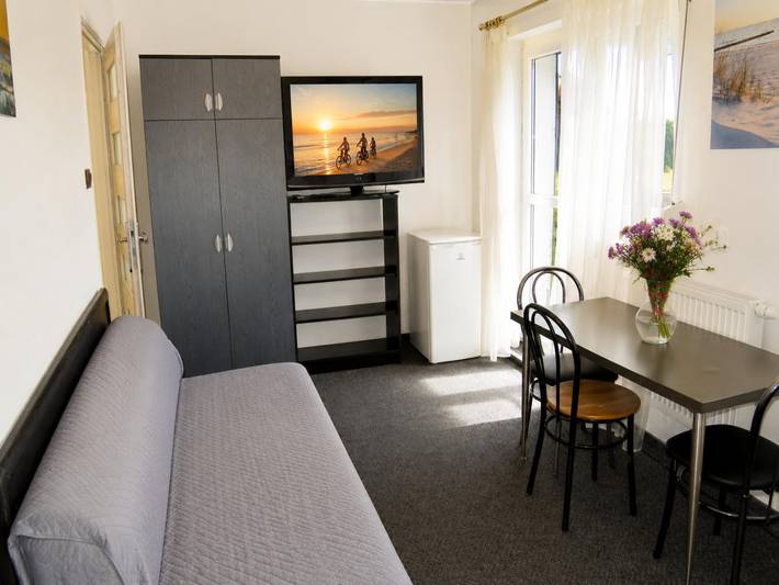 Ferienwohnung für 3 Personen, mit Balkon und Garten