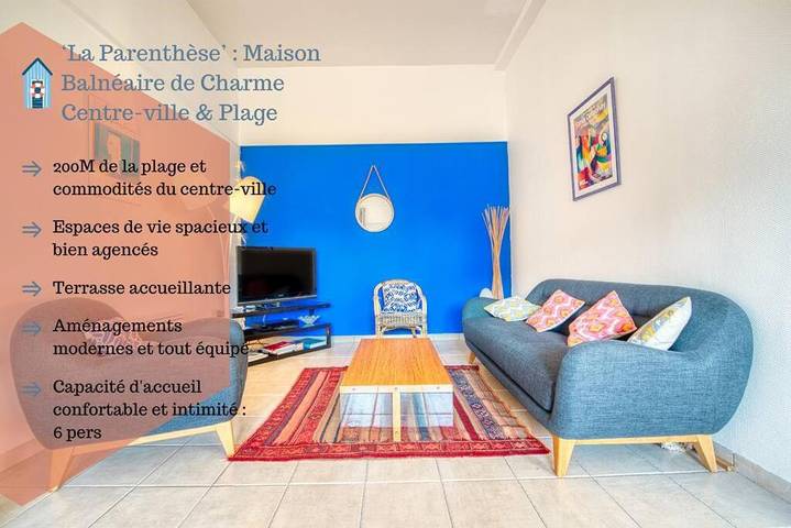 Maison de vacances pour 6 personnes, avec terrasse