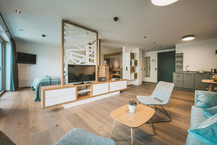 Hotel für 2 Personen, mit Terrasse und Garten sowie Pool und Sauna in See - 4
