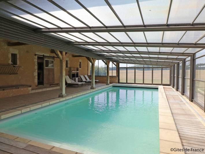 Gîte pour 14 personnes, avec Terrasse et Jardin ainsi que Piscine et Vue dans Rémalard-en-Perche