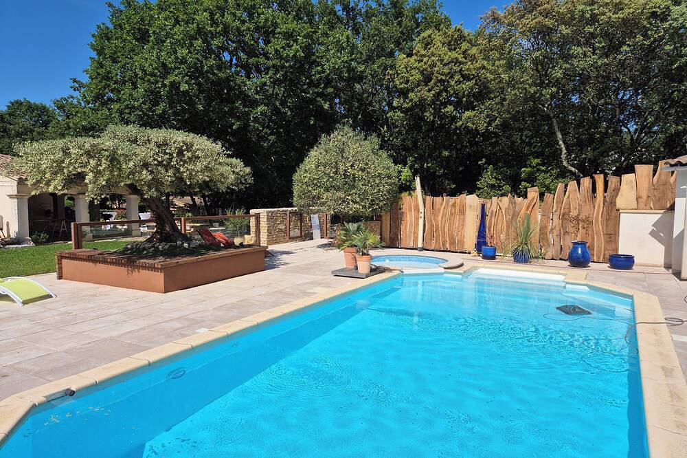 Romarin 4/6 pers. terrace-garden-pool in Quissac, Le Vigan und Umgebung