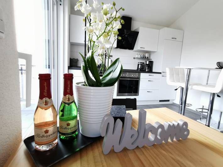 Ferienwohnung für 5 Personen, mit Balkon nahe des Ravensburger Spieleland