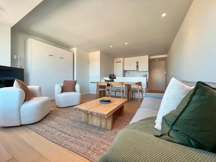 Vakantiewoning voor 6 personen, met uitzicht en terras in De Panne