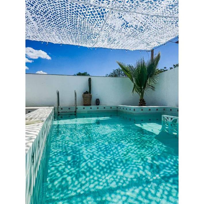 Casa rural para 10 personas, con jardín además de vistas y piscina en Comarca de Baza