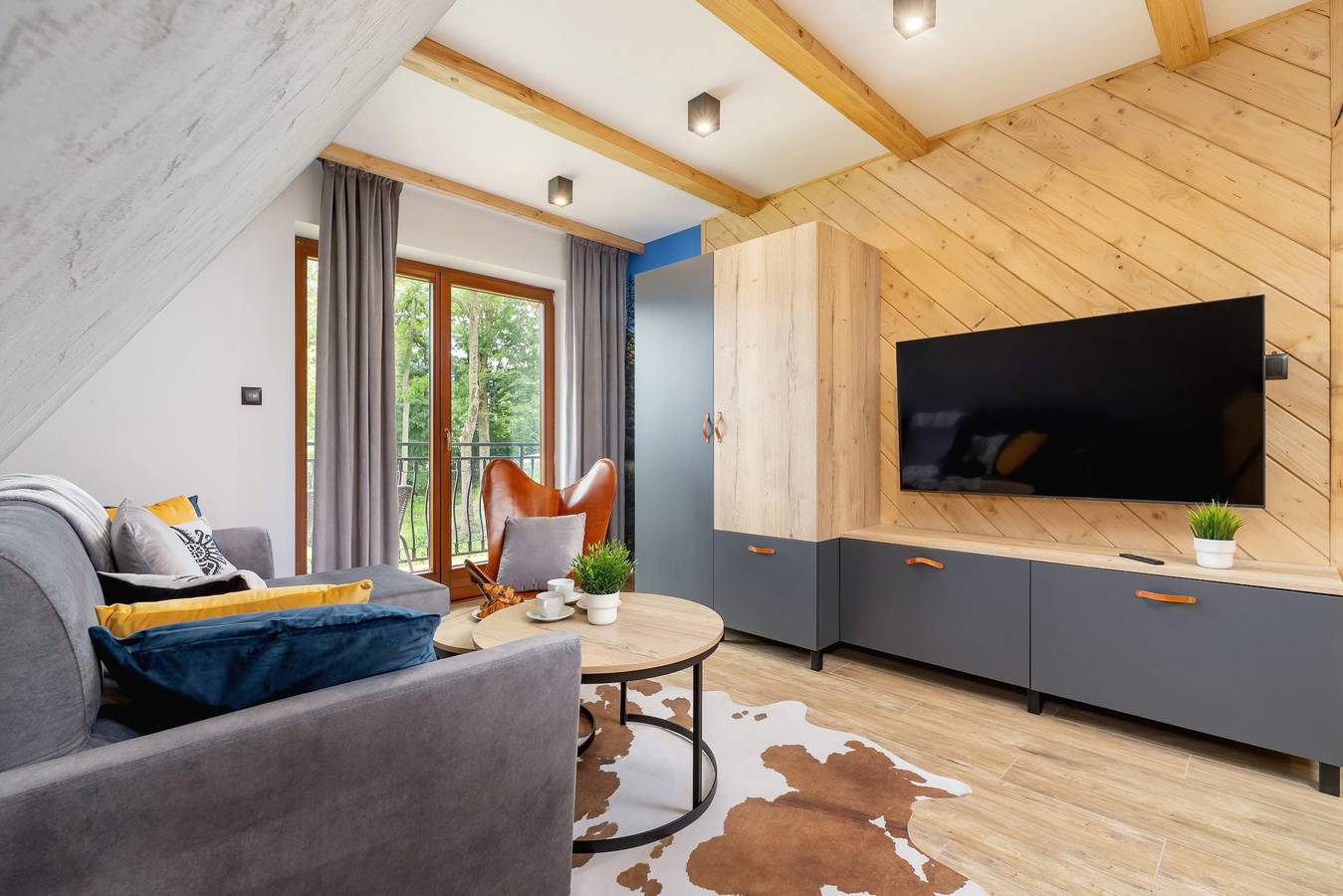 Appartement entier, Apartment with Mountain View | Balcony and Workspace in Zakopane, Carpates (Pologne)