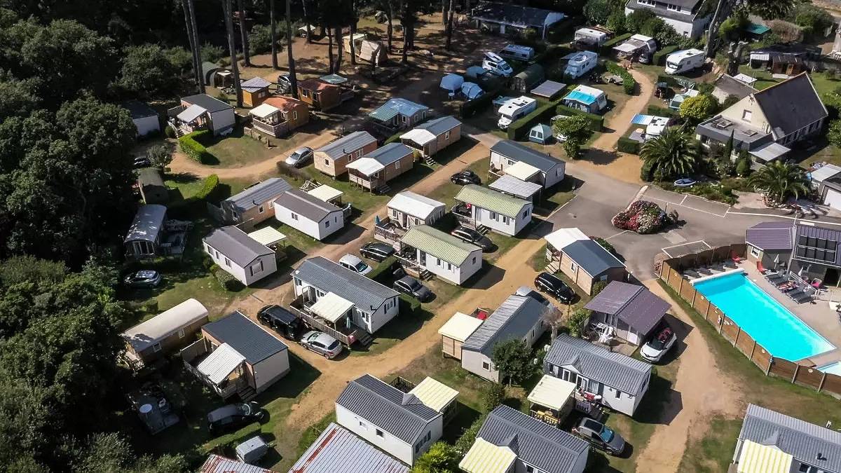 Cababienne 9 m2 mit Tv ohne Toiletten + Küche draußen (Haustiere nicht erlaubt) 2 Personen in La Clarté (Perros-Guirec), Perros-Guirec